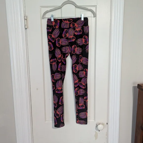 LuLaRoe Colorful Owl Print Patterned Leggings - Picture 1 of 3